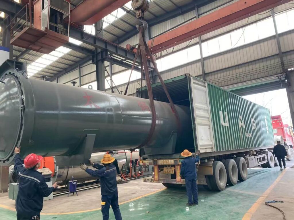 A-Class certified Industrial Pressure Vessels & Autoclaves for AAC block curing.