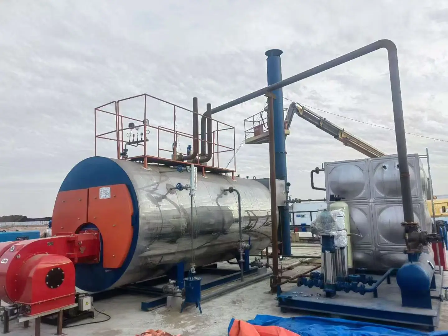 6-Ton Industrial Steam Boiler Installation