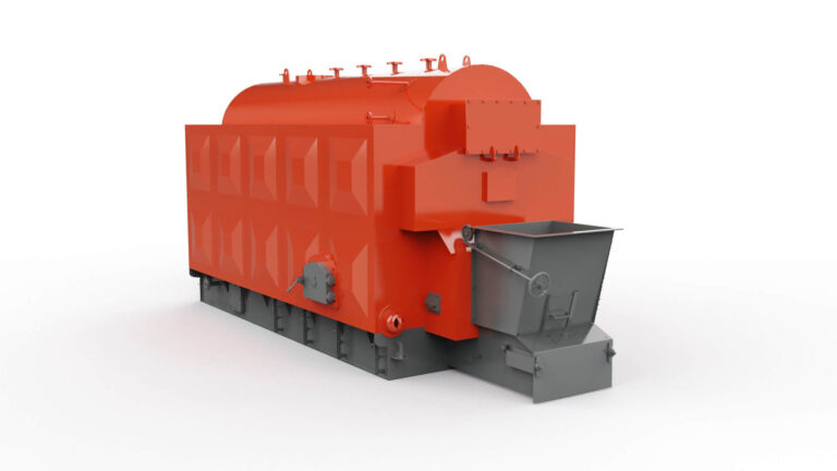 DZL single chain grate biomass fired hot water boiler