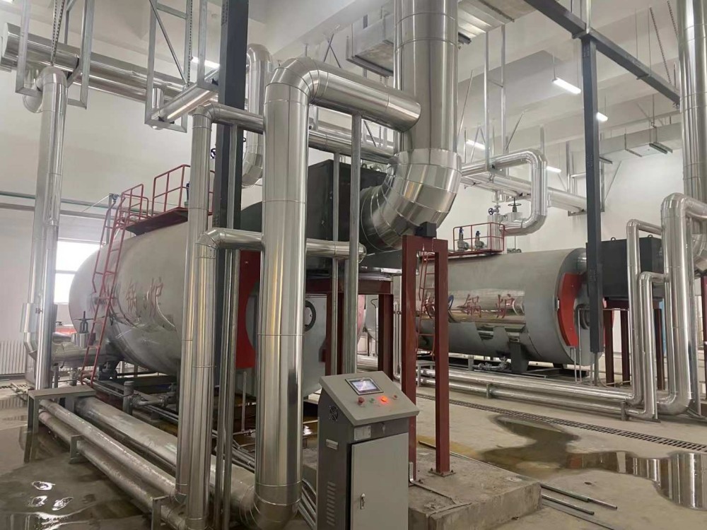 2 SETS 4 T gas fired steam boiler
