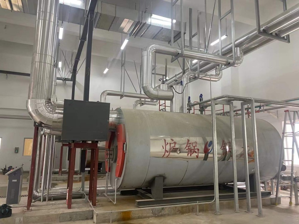 WNS Gas Steam Boiler for Garment Factory in Indonesia WNS4 GAS FIRED STEAM BOILER