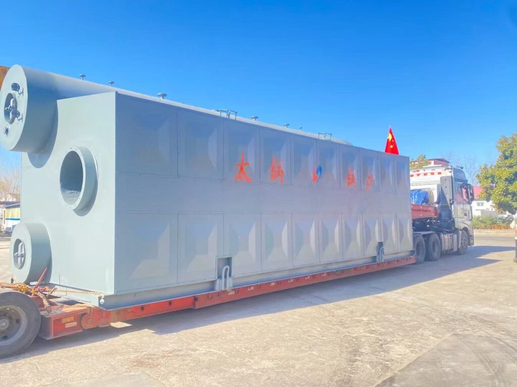 SZS15 steam boiler Philippines  SZS15 gas-fired water tube steam boiler running at a food factory in the Philippines