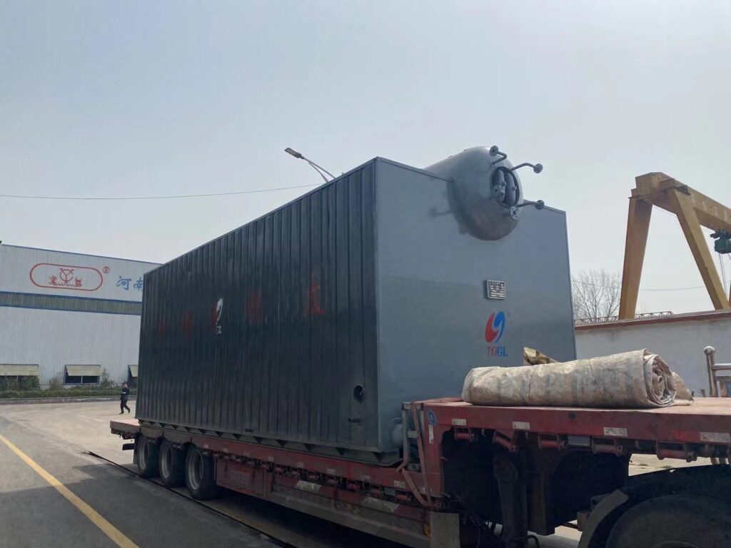 SZL Steam Boiler for Paper Manufacturing Plant in Uzbekistan
