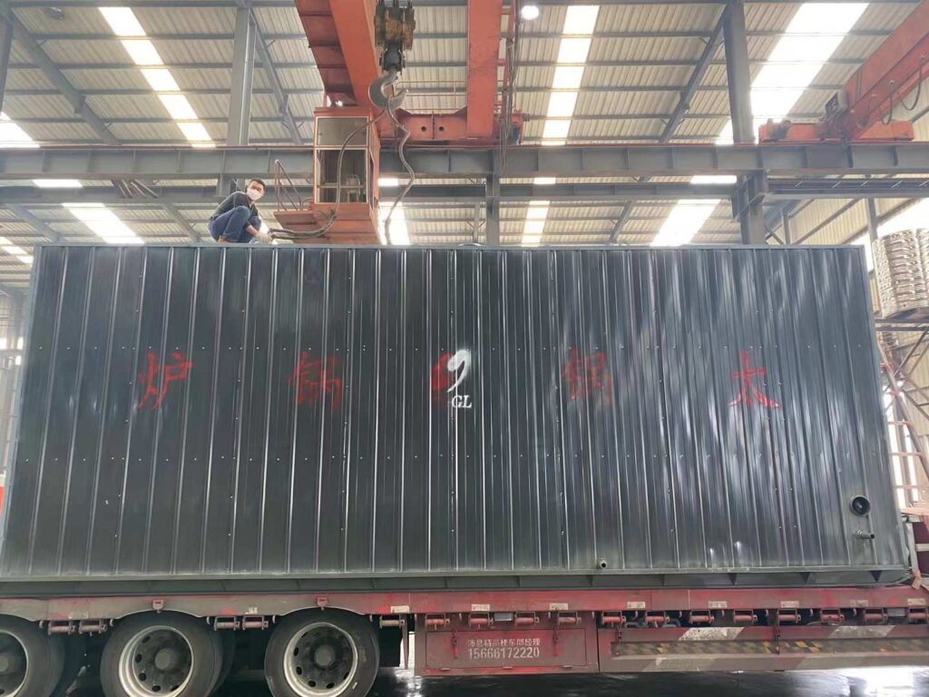 SZL Steam Boiler for Paper Manufacturing Plant in Uzbekistan

