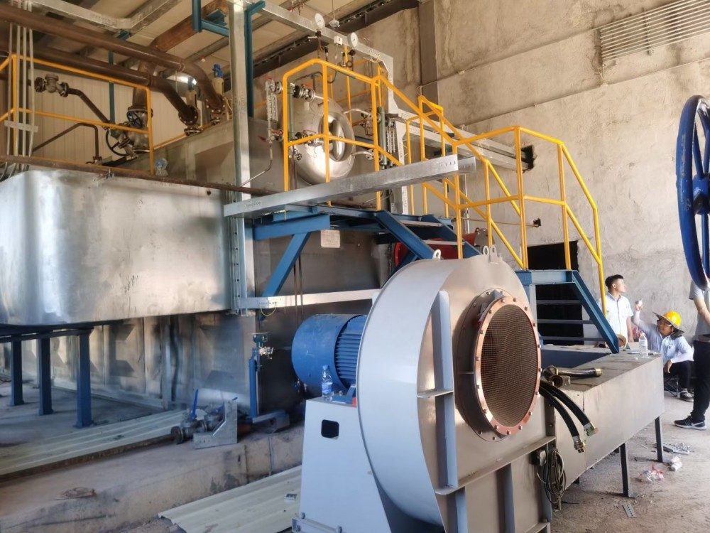 SZS Water Tube Boiler for Chemical Factory in Middle East