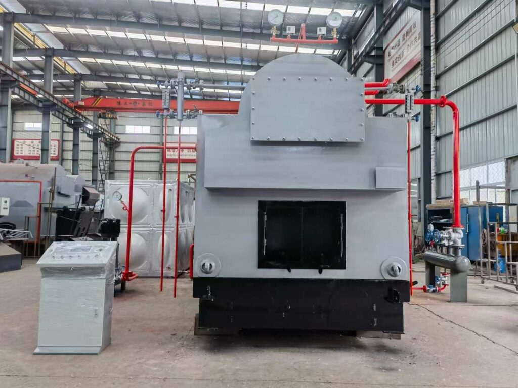 Biomass Steam Boiler for Rice Mill in Southeast Asia  DZH 4 