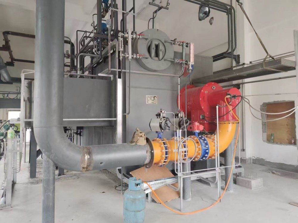 SZS double drum gas fired steam boiler